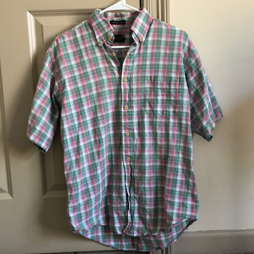 Summer/Easter Short Sleeve Button Down